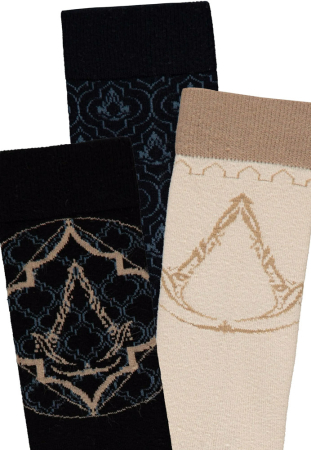 Assassins Creed Mirage Crew Strumpor 3-Pack (Storlek 43-46)