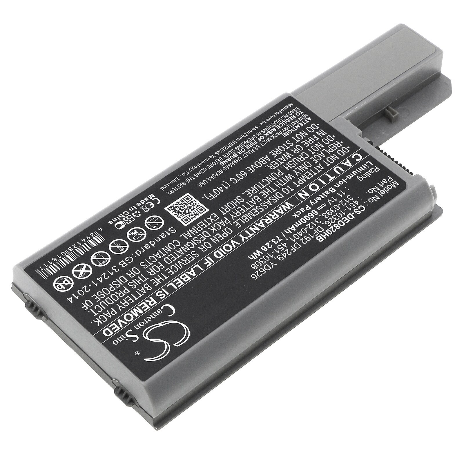 Batteri till Notebook, Bärbar dator för DELL Latitude D531, Latitude D820, bild 2
