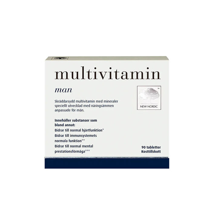 New Nordic Multivitamin Man 90 tabletter, bild 2