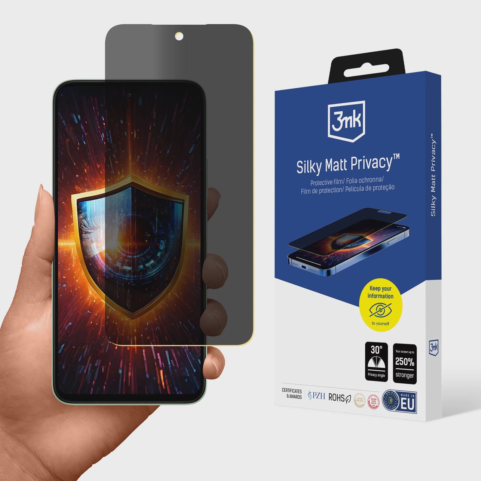 3mk Silky Matt integritetsskydd för Xiaomi Redmi 15 4G / 5G