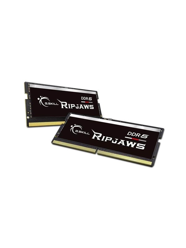 G.Skill Ripjaws SODIMM DDR5-4800 - 32GB - CL40 - Single Channel (1 pcs) - Intel XMP - Svart