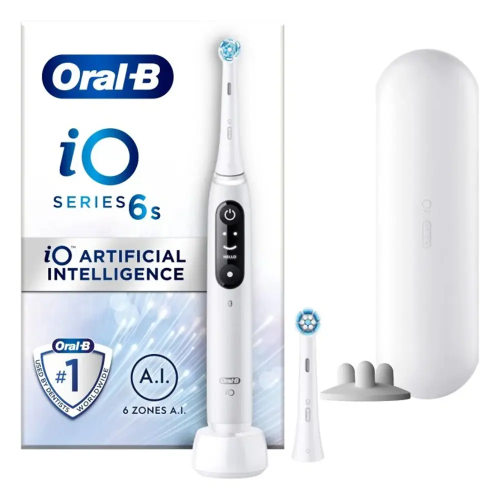 Oral-B iO Series 6S eltandborste med Bluetooth / magnetisk eltandborste