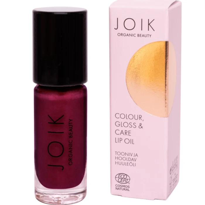 JOIK Organic Colour Gloss & Care Lip Oil 05 Berry Beautiful 4,5 ml