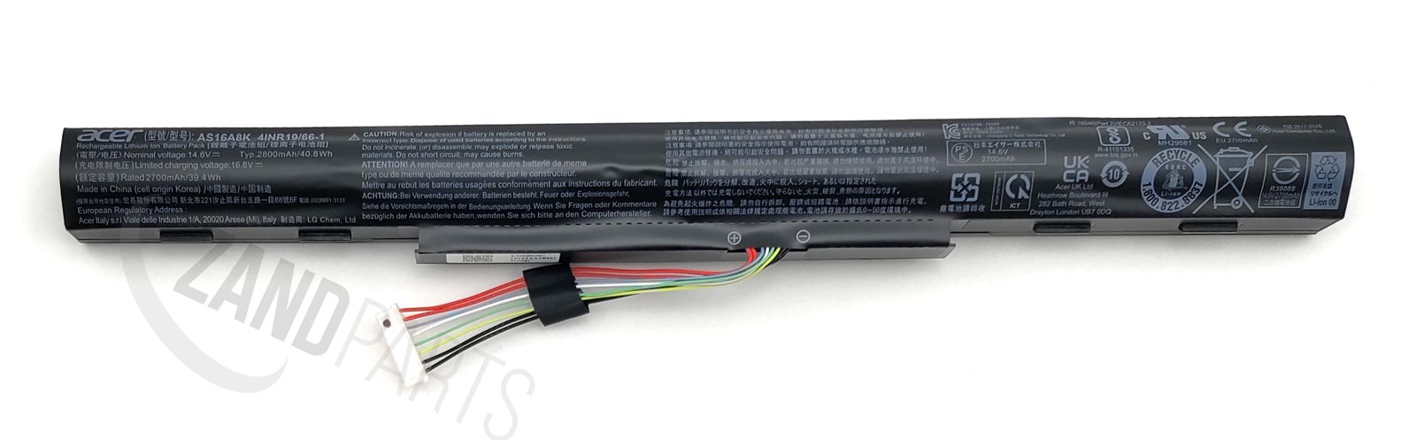 Batteri Acer Li-Ion 2800mAh, till bl.a. Acer Aspire E5-774, bild 2
