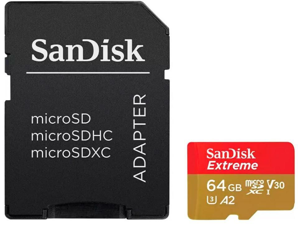SanDisk MicroSDXC Extreme+ 64 GB minneskort A2 C10 v30, bild 5