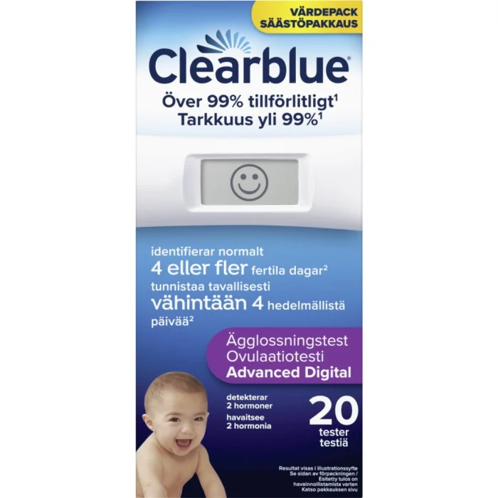 Clearblue Advanced Digital Ägglossningstest, 20 st