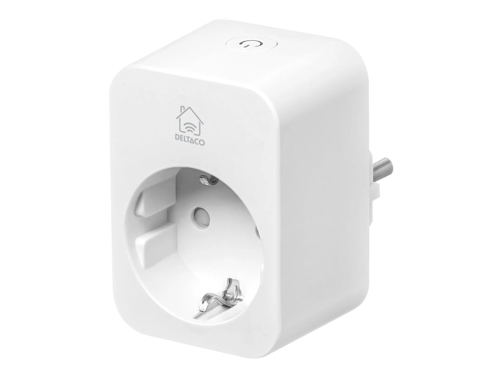 Deltaco Smart Home Smart Plug med Energimätning