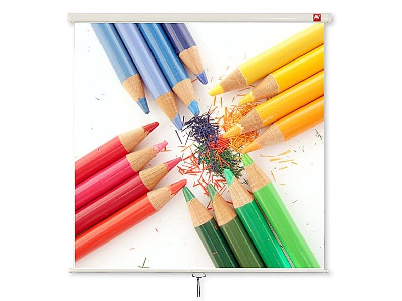 Avtek International Wall 200, Manuell, 2 m, 2 m, 16:10, Matt Vit, Vit