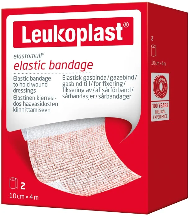 Leukoplast Elastomull 4 m x 10 cm, 2 st