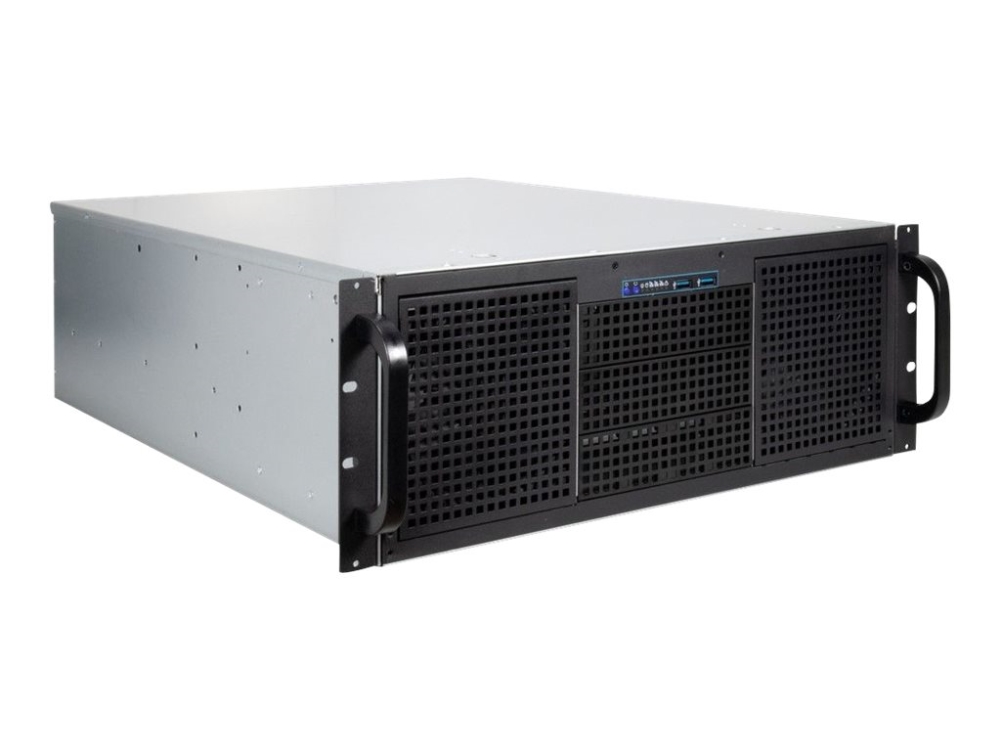 Inter-Tech IPC 4U-40255 - Chassi - Server (Rack) - Svart