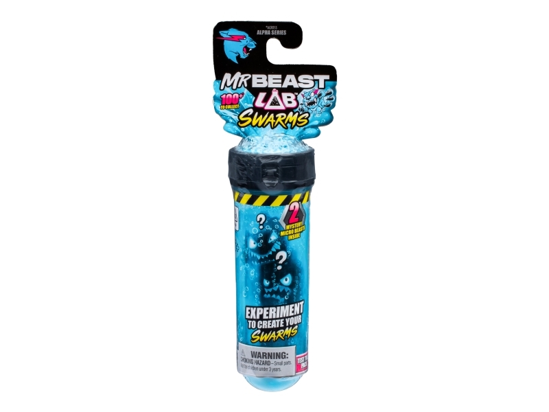 Mr Beast Lab Swarms Mega Lab Test Tube samlarfigurer 2-pack