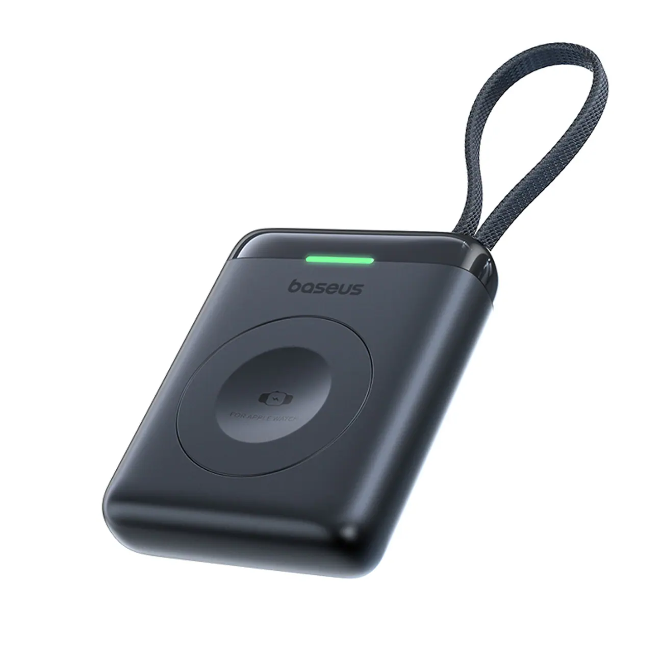 Baseus EnerFill FW11 5 W powerbank för Apple Watch med inbyggd kabel – svart