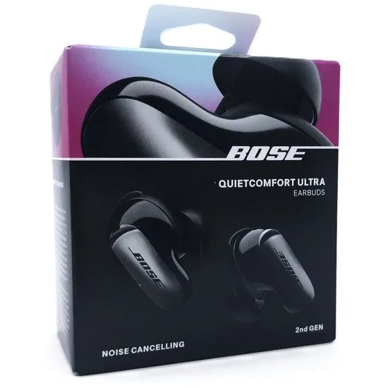 Bose QuietComfort Ultra Gen 2 trådlösa in-ear-hörlurar (svarta)