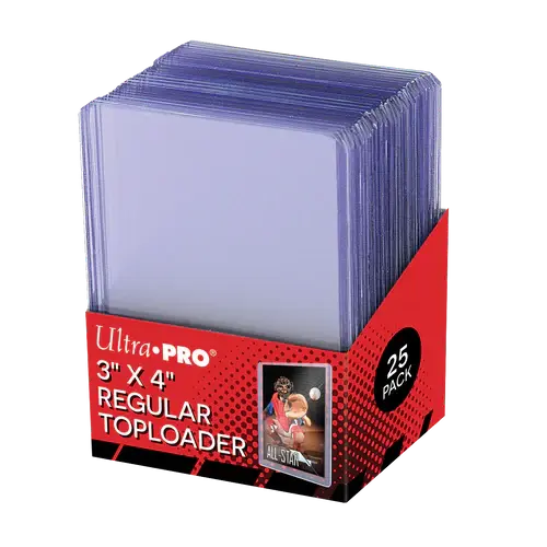 Ultra Pro 3" x 4" Toploader (25-pack)