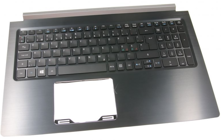 Acer Upper Cover W/KB Nordic