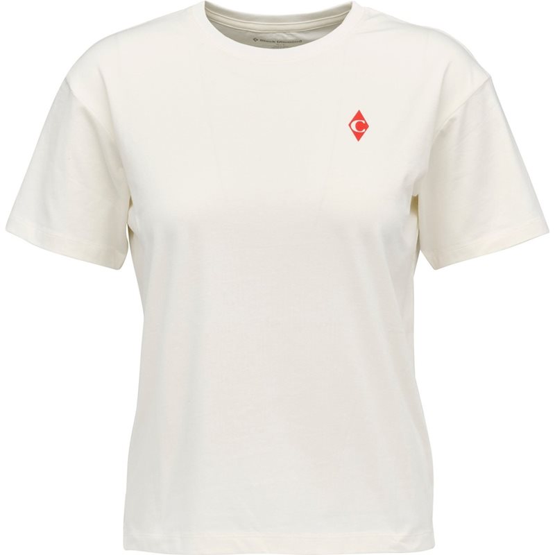 Black Diamond W Bd Dragon Ss Tee Off White - L
