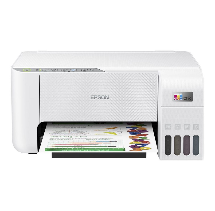 Epson EcoTank L3276 färgbläckstråleskrivare 3-i-1 Wi-Fi, vit, bild 2