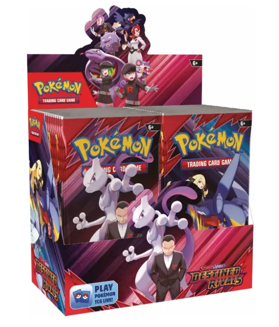 Pokemon Scarlet & Violet 10: Destined Rivals - Booster Box Display