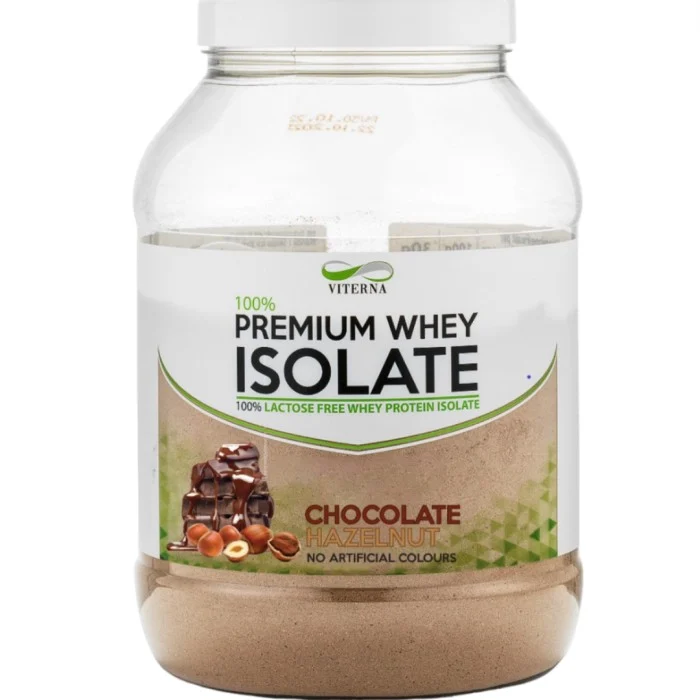 Viterna 100% Premium Whey Isolate Choklad Hasselnöt 900 g