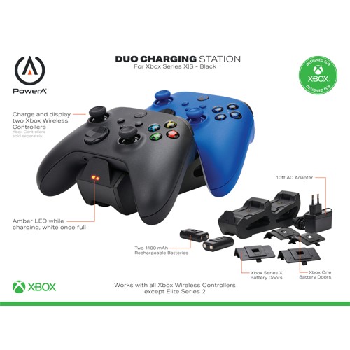PowerA Duo Xbox laddningsbasstation för spelkontroll