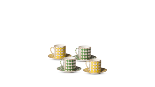 POLSPOTTEN - Chess Espressokoppar - 100 ml - Set om 4, bild 3