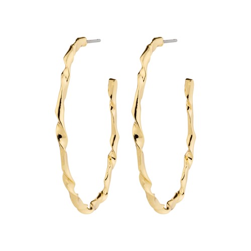 PILGRIM - WYATT Earrings - Gold Plated - 40 mm
