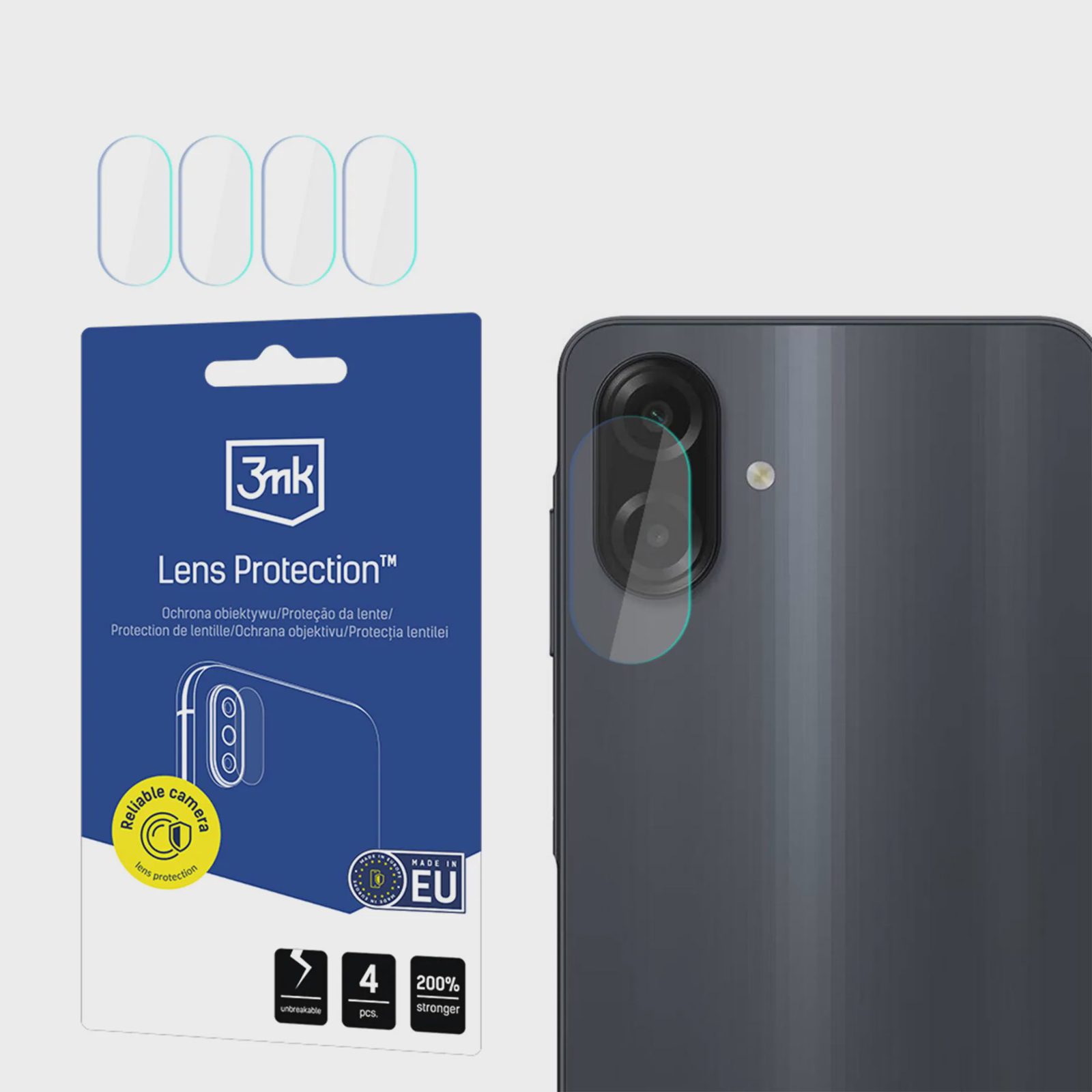3mk Lens Protection™ Hybrid kameralinsglas för Samsung Galaxy A07 4G