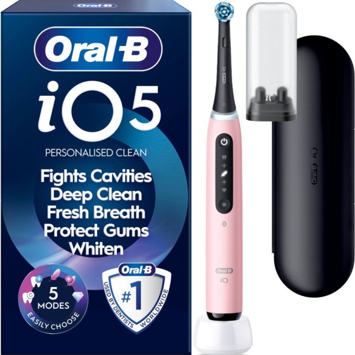 Oral-B iO5 eltandborste, Blush Pink