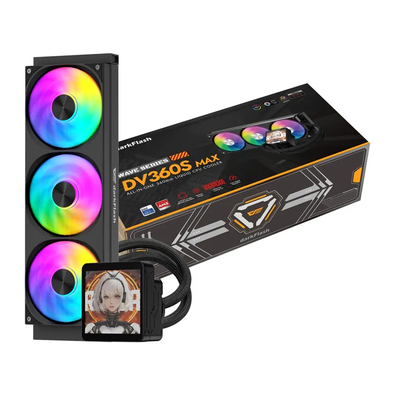 Darkflash DV360S MAX CPU Cooler - Black
