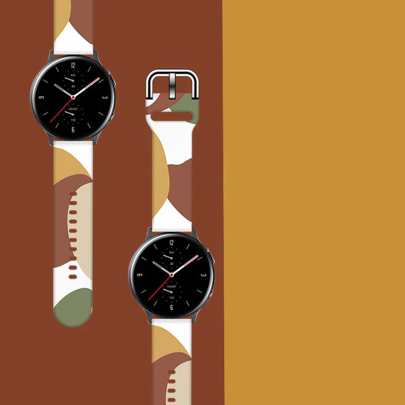Armband Moro för Samsung Galaxy Watch 45 / 46 / 47 mm silikonarmband klockarmband - mönster 4