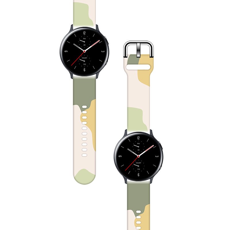 Armband Moro för Samsung Galaxy Watch 40/41/42/43/44 mm silikonarmband - mönster 14, bild 2