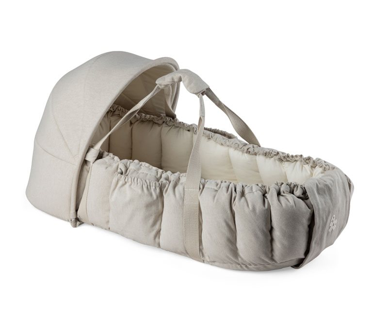 Sebra babynest 3-i-1 + sufflett, morning beige melange