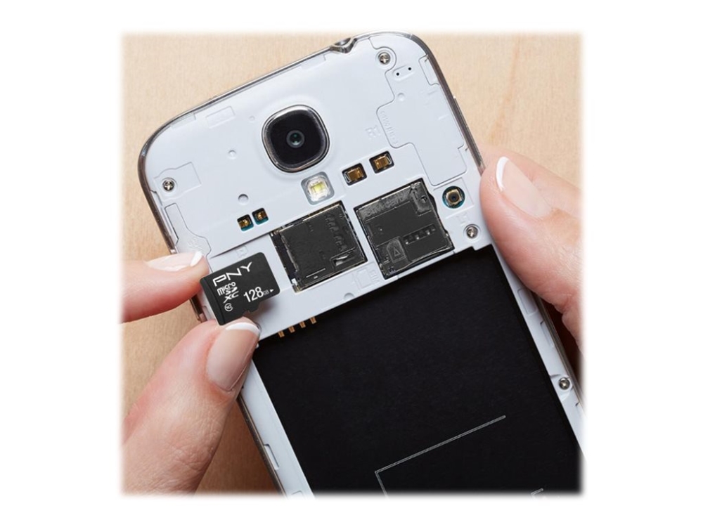 PNY Performance Plus - Flash-minneskort - 128 GB - Class 10 - microSDXC
