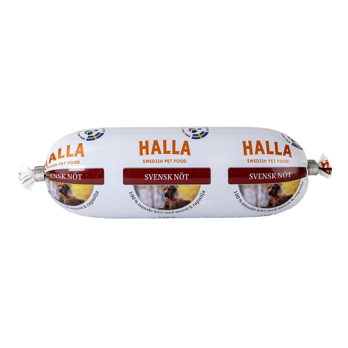 Halla Steamed Svensk Nöt 160g