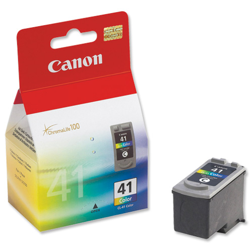Canon Cartridge CL-41 Original cyan, magenta, gul, bild 4