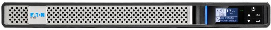 Eaton 5P 650IR G2, 650VA/520W, Line-Interactive, RS-232, USB, rackmonteringsbar 1U