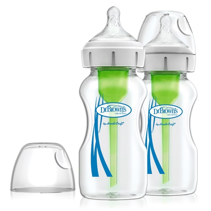 Dr Brown WN Options Nappflaska 270 ml 2-pack (Glas)