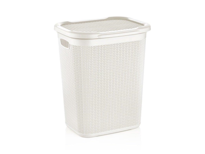 Tvättkorg 50L KNIT M-079 vit