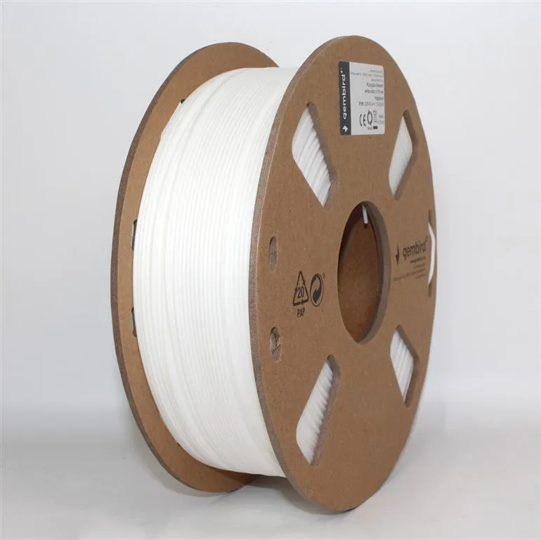 Gembird - Vit - 1 kg - 330 m - PLA+ filament (3D)