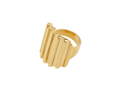PILGRIM - Laurel Ring - Gold Plated - Adjustable, bild 2