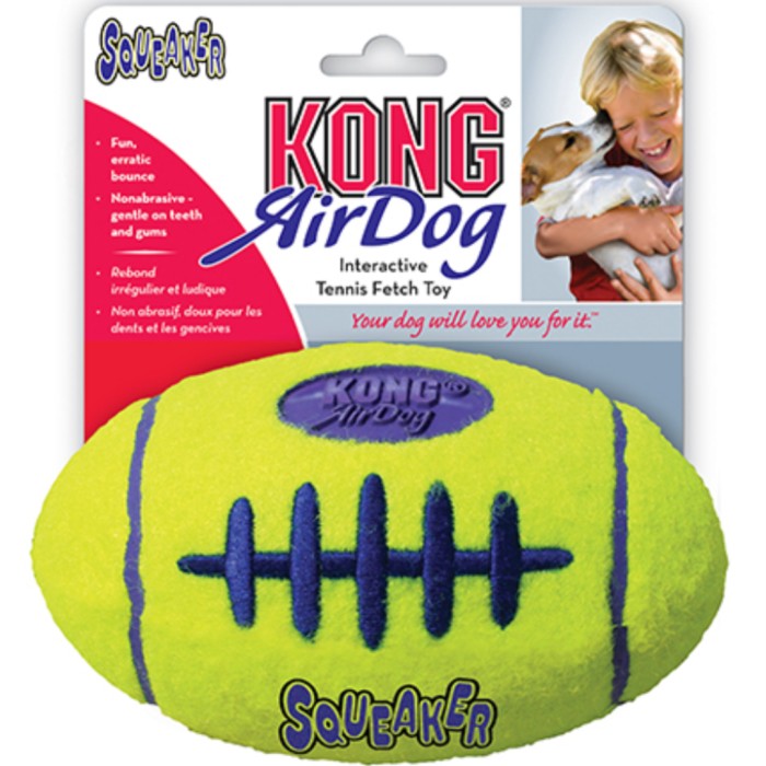 Kong Airdog Squeakair Football M 13x8 cm