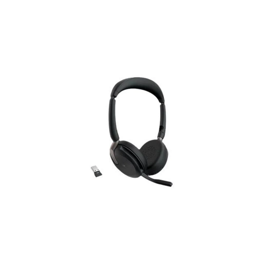 Jabra Evolve2 65 Flex MS Stereo trådlöst headset och laddningsställ