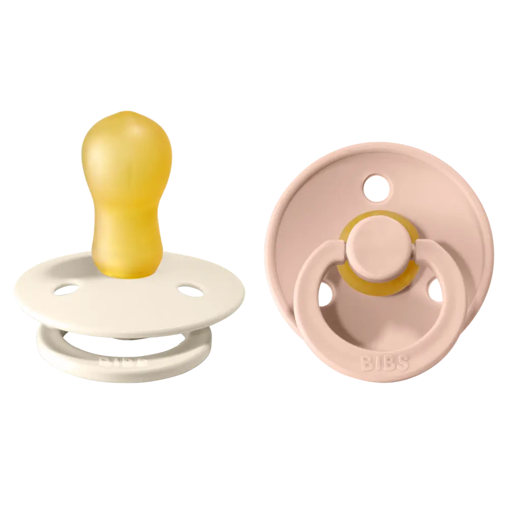 BIBS Pacifier Colour Latex Ivory/Blush Size 3 2 st, bild 2