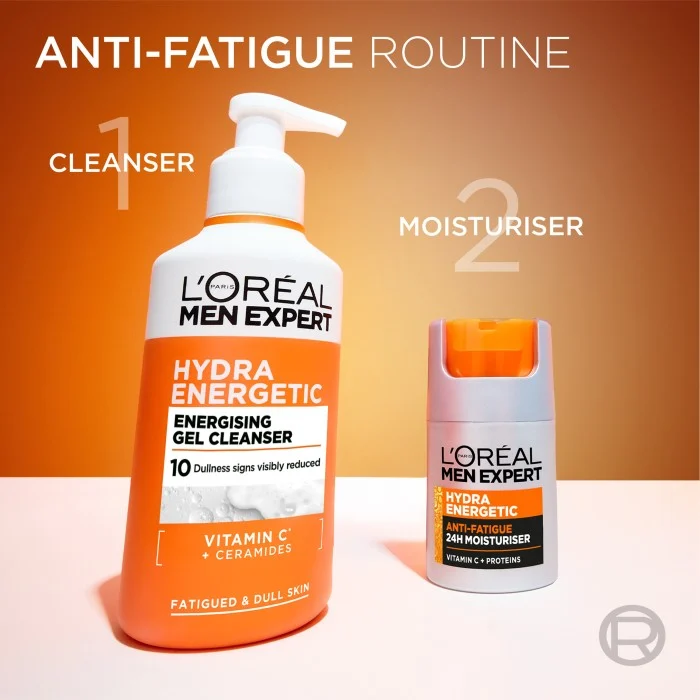 L'Oréal Paris Men Expert Hydra Energetic Vitamin C Cleanser 260 ml, bild 2