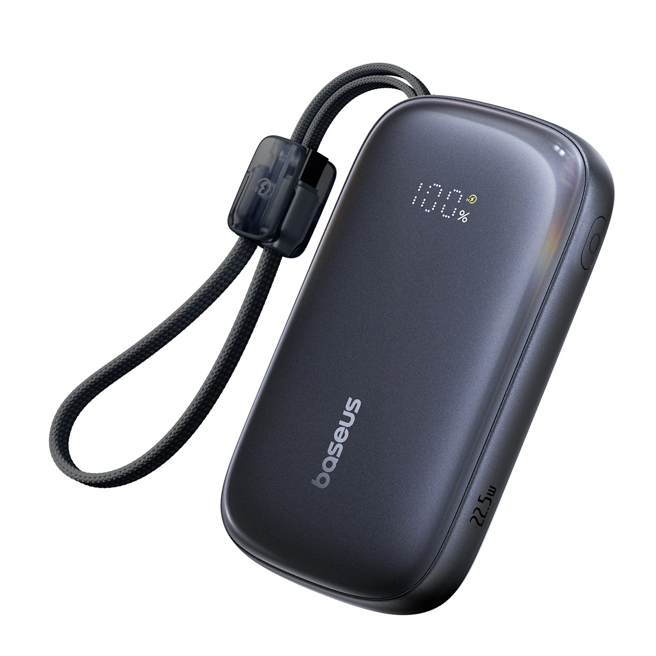 Baseus EnerFill FC21 Qpow 3 Ultra 20000mAh 22,5W powerbank med display och kabel ingår – svart