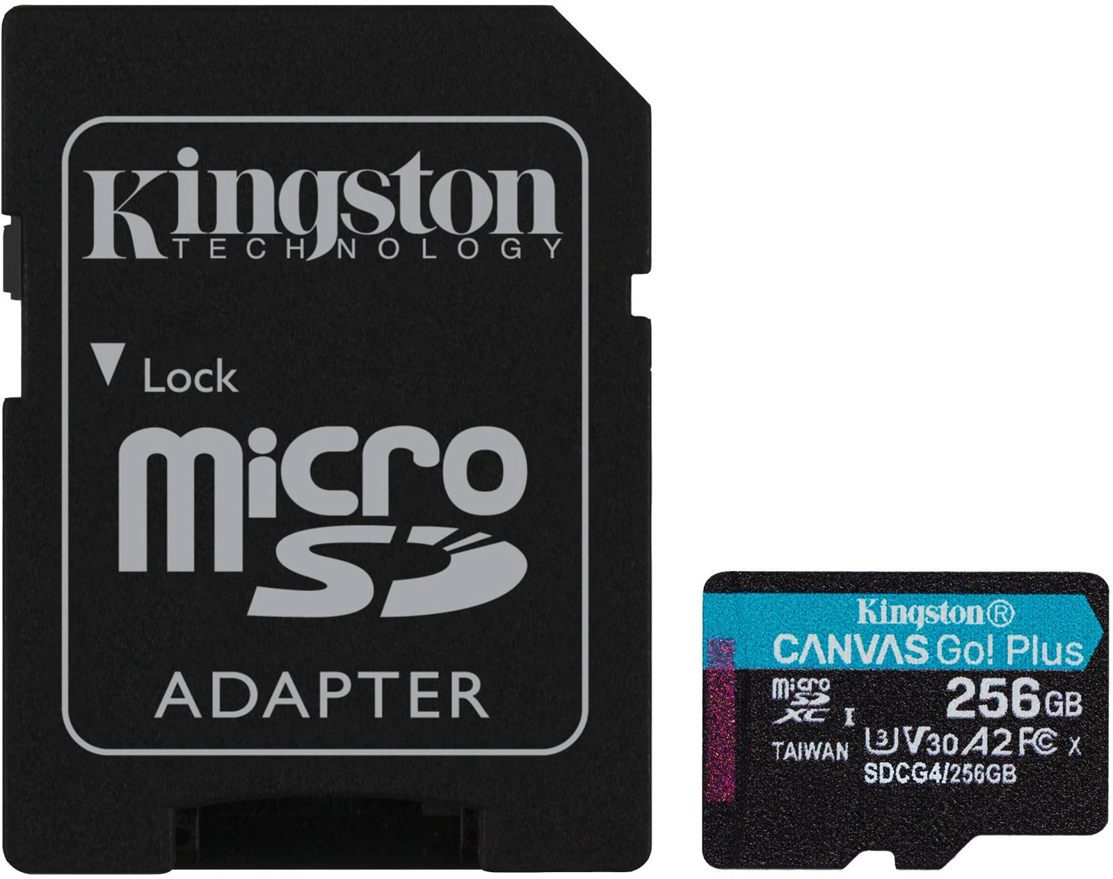 Kingston MicroSD 256GB Canvas Go! Plus Gen4, bild 4