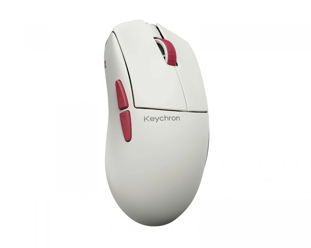 Keychron G4 8K Trådlös Mus - Vit