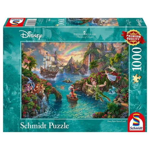 Schmidt Spiele Disney Peter Pan, 1000 styck, Tecknade serier, 12 År