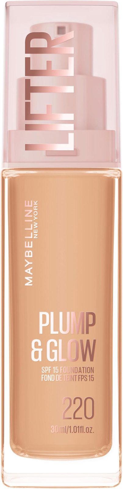 Maybelline New York Lifter Plump & Glow Foundation 220 220