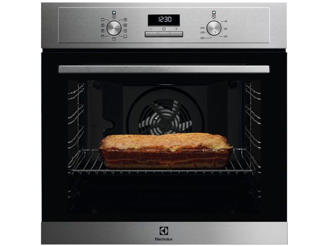 Electrolux EOF3H40X inbyggnadsugn 72 L, klass A, svart/rostfritt stål